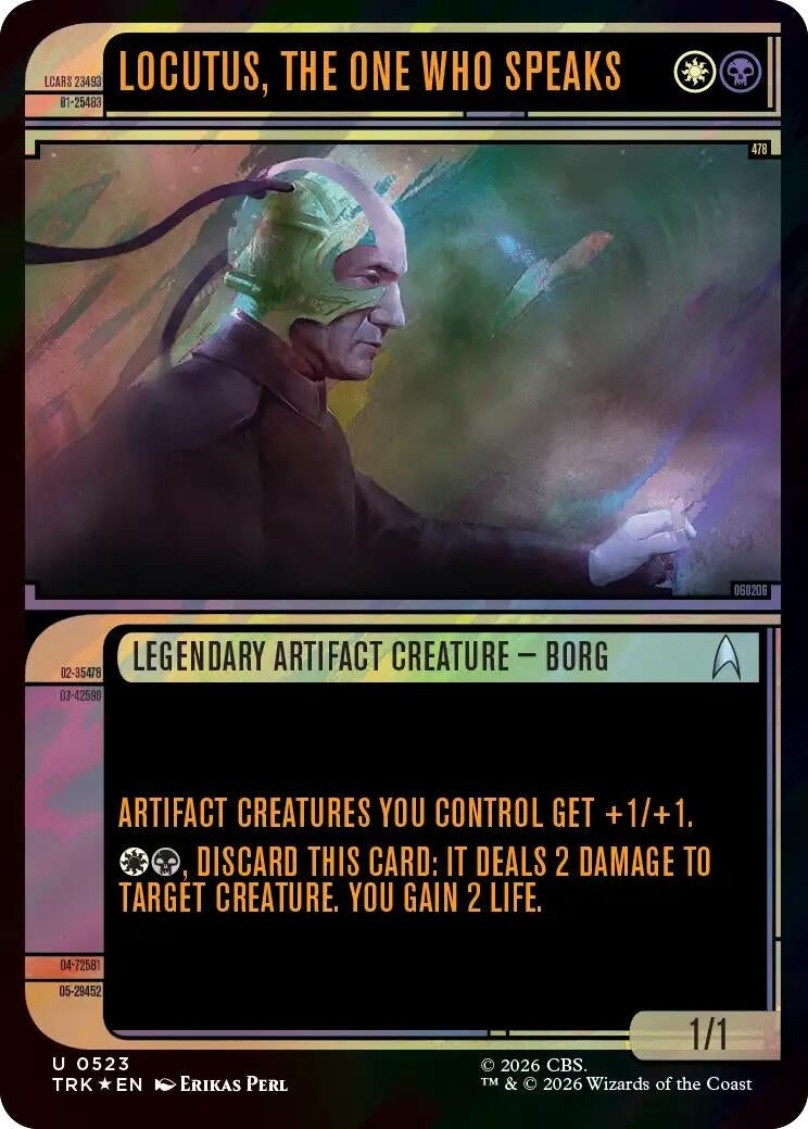 Image for Locutus, the One Who Speaks (Showcase) (Surge Foil) (Star Trek) (523) (TRK) - Magic: The Gathering