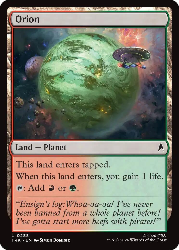 Image for Orion (Star Trek) (288) (TRK) - Magic: The Gathering