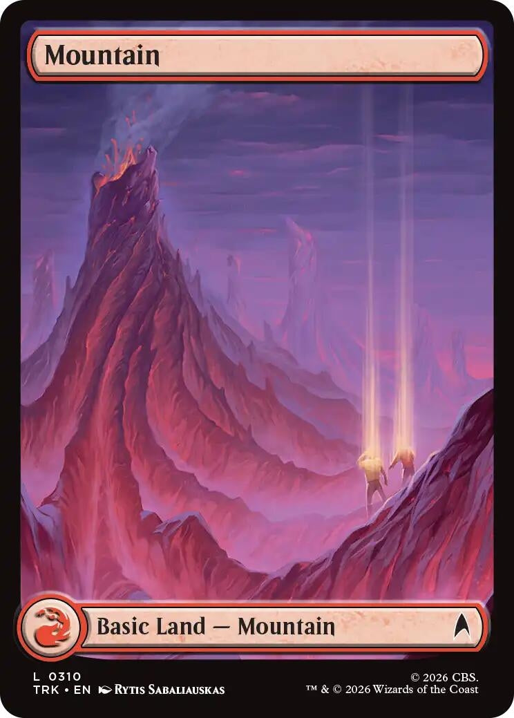 Image for Mountain (0310) (Star Trek) (310) (TRK) - Magic: The Gathering