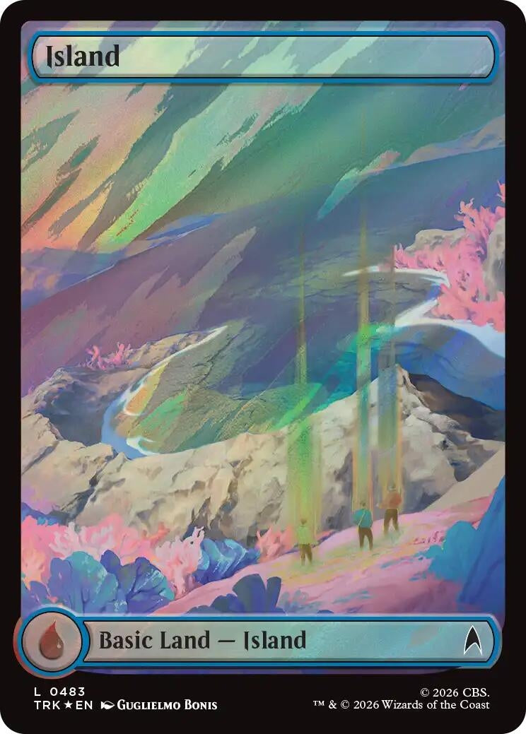 Image for Island (0483) (Surge Foil) (Star Trek) (483) (TRK) - Magic: The Gathering