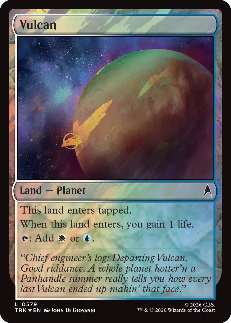 Image for Vulcan (Surge Foil) (Star Trek) (579) (TRK) - Magic: The Gathering