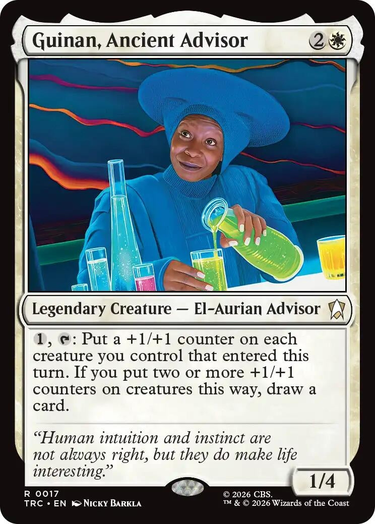 Image for Guinan, Ancient Advisor (Surge Foil) (Commander: Star Trek) (17) (TRC) - Magic: The Gathering