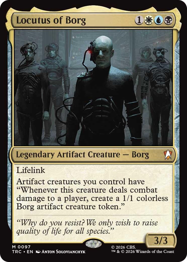 Image for Locutus of Borg (Commander: Star Trek) (97) (TRC) - Magic: The Gathering