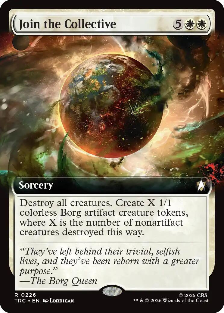 Image for Join the Collective (Extended Art) (Commander: Star Trek) (226) (TRC) - Magic: The Gathering
