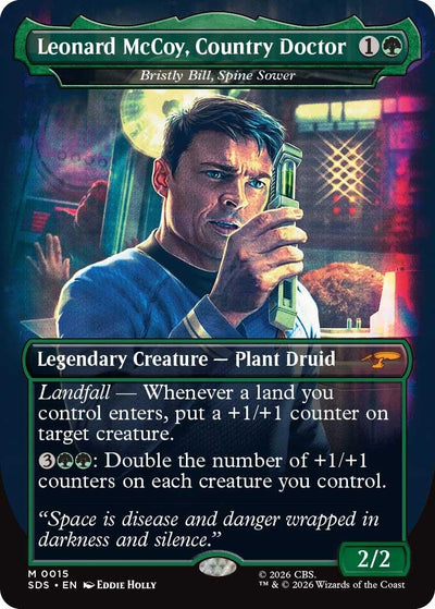 Leonard McCoy, Country Doctor - Bristly Bill, Spine Sower (Borderless) (Star Trek: Stardates) (15) (SDS)