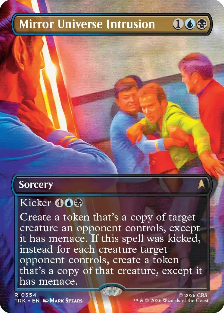 Image for Mirror Universe Intrusion (Borderless) (Star Trek) (354) (TRK) - Magic: The Gathering