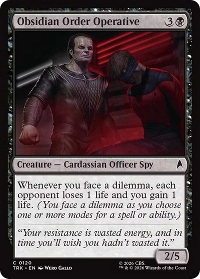 Obsidian Order Operative (Star Trek) (120) (TRK)