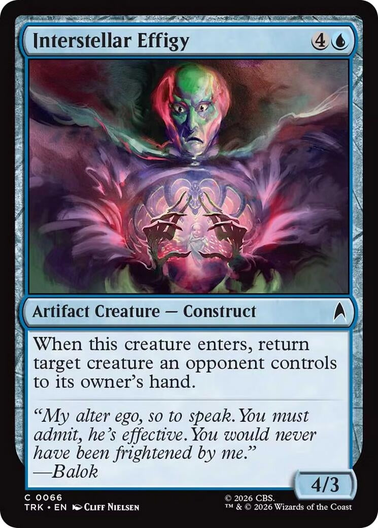 Image for Interstellar Effigy (Star Trek) (66) (TRK) - Magic: The Gathering