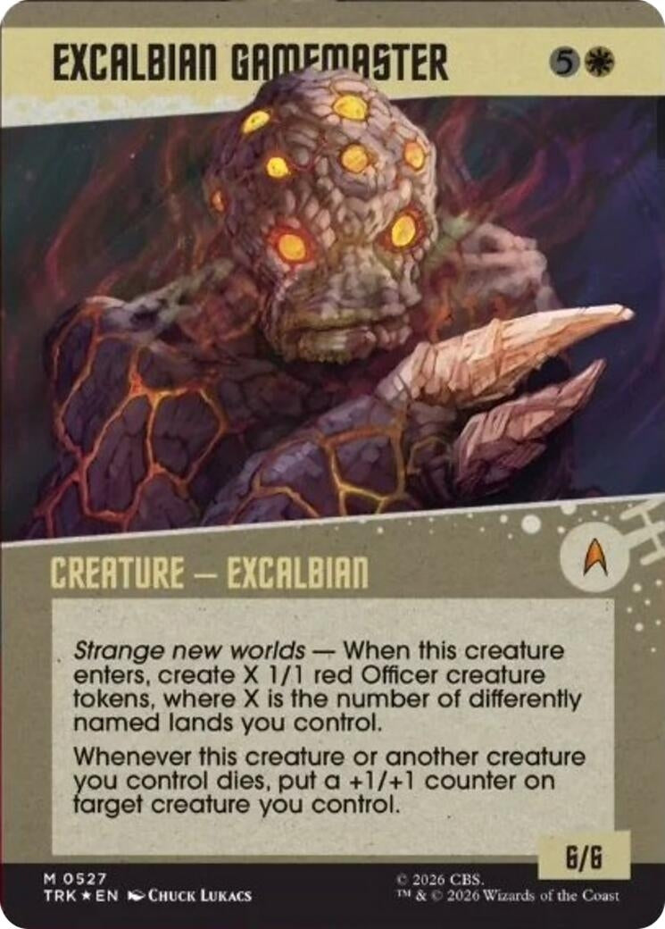 Image for Excalbian Gamemaster (Showcase) (Surge Foil) (Star Trek) (527) (TRK) - Magic: The Gathering
