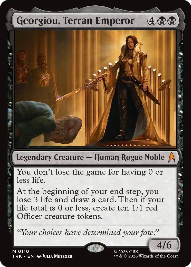 Image for Georgiou, Terran Emperor (Star Trek) (110) (TRK) - Magic: The Gathering