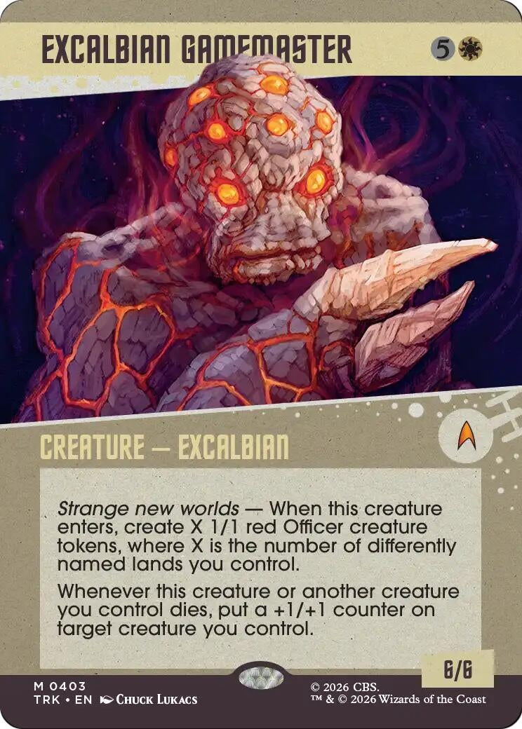 Image for Excalbian Gamemaster (Showcase) (Star Trek) (403) (TRK) - Magic: The Gathering