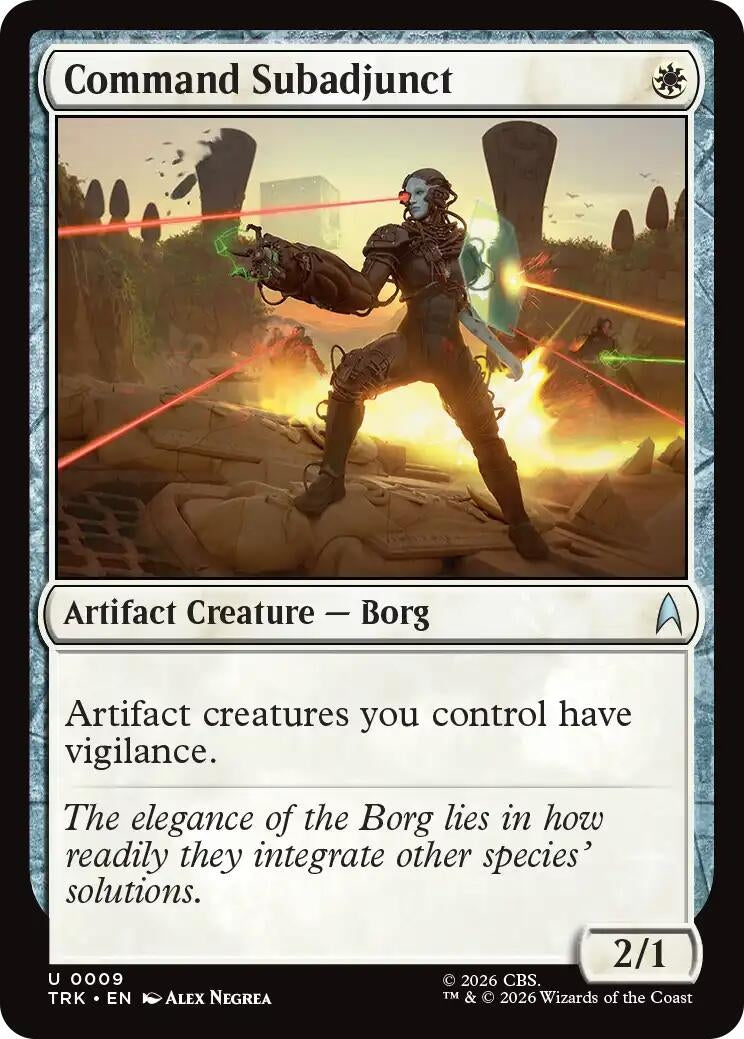 Image for Command Subadjunct (Star Trek) (9) (TRK) - Magic: The Gathering