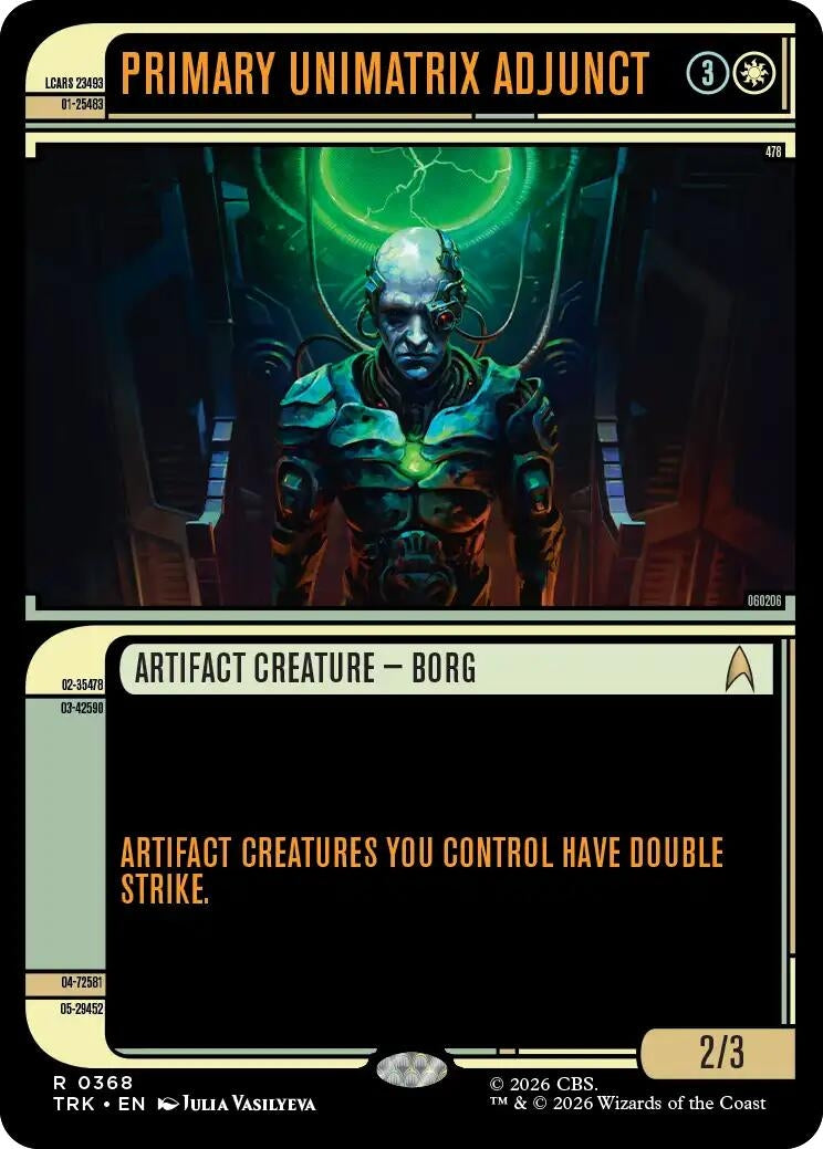 Image for Primary Unimatrix Adjunct (Showcase) (Star Trek) (368) (TRK) - Magic: The Gathering