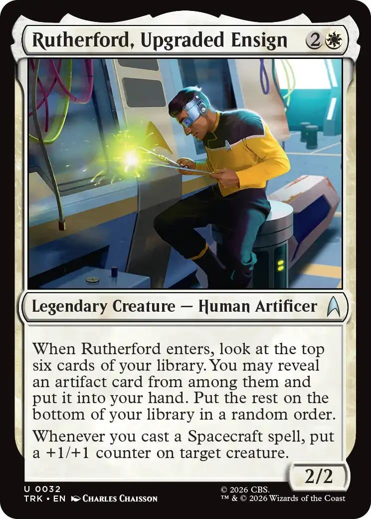 Image for Rutherford, Upgraded Ensign (Star Trek) (32) (TRK) - Magic: The Gathering