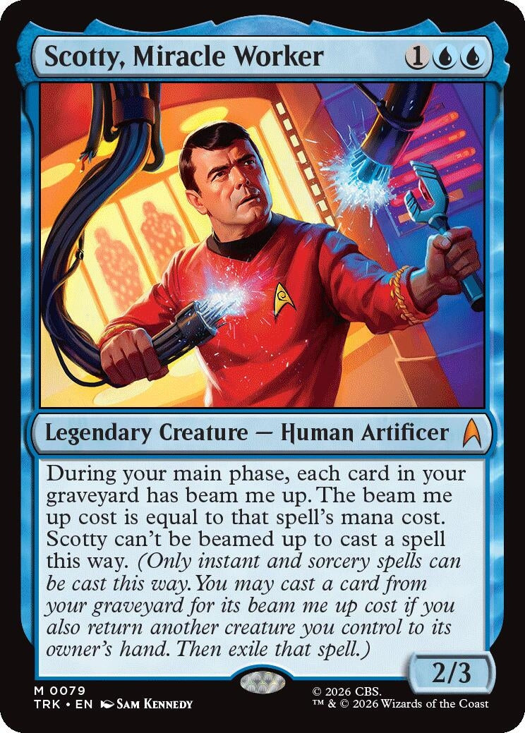 Image for Scotty, Miracle Worker (Star Trek) (79) (TRK) - Magic: The Gathering