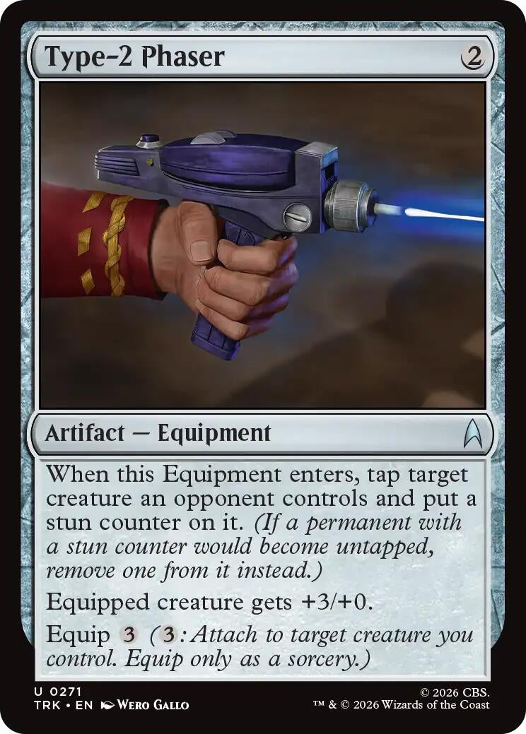 Image for Type-2 Phaser (Star Trek) (271) (TRK) - Magic: The Gathering