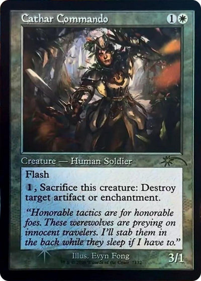 Cathar Commando (Retro Frame) (Secret Lair Drop Series) (7132) (SLD)