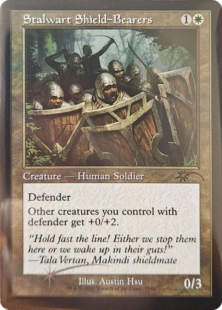 Image for Stalwart Shield-Bearers (Retro Frame) (Secret Lair Drop Series) (7148) (SLD) - Magic: The Gathering