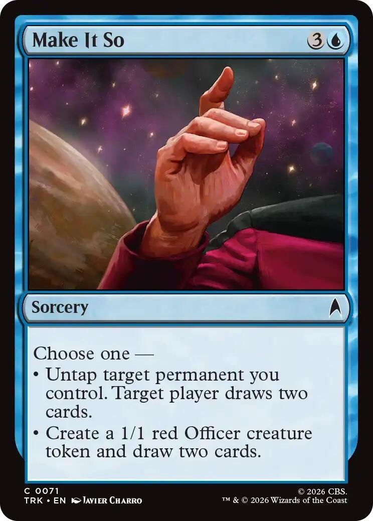 Image for Make It So (Star Trek) (71) (TRK) - Magic: The Gathering
