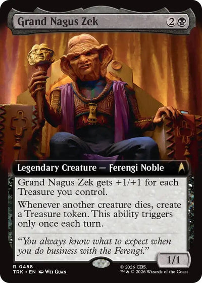 Grand Nagus Zek (Extended Art) (Star Trek) (458) (TRK)