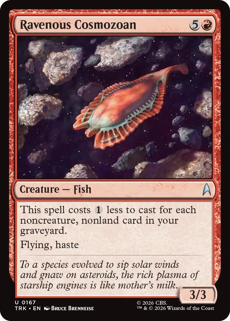 Image for Ravenous Cosmozoan (Star Trek) (167) (TRK) - Magic: The Gathering
