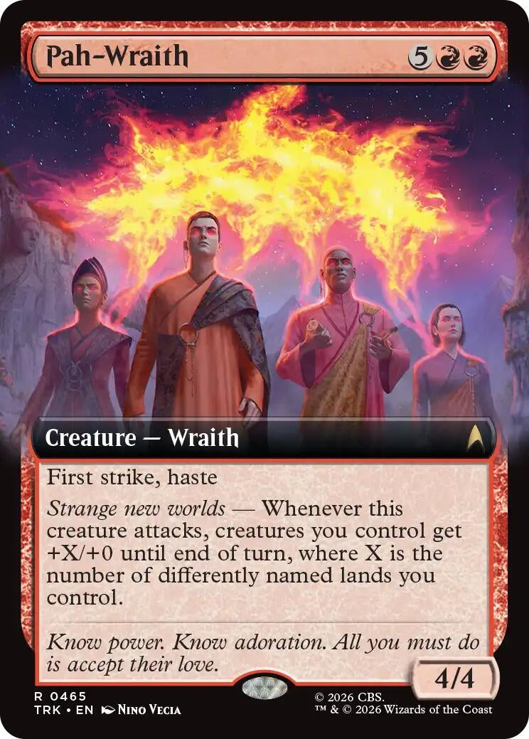 Image for Pah-Wraith (Extended Art) (Star Trek) (465) (TRK) - Magic: The Gathering