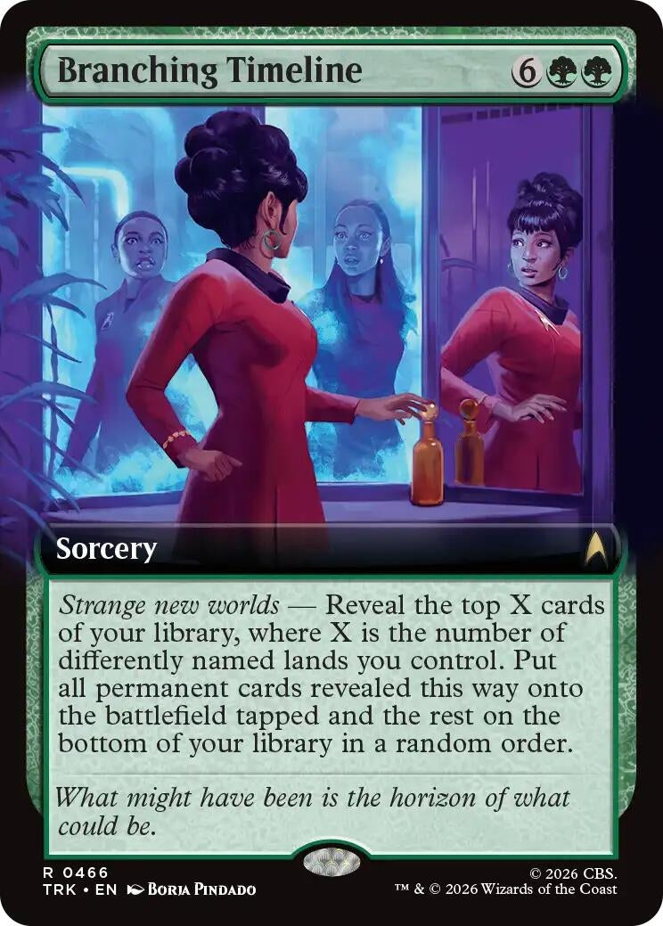 Image for Branching Timeline (Extended Art) (Star Trek) (466) (TRK) - Magic: The Gathering