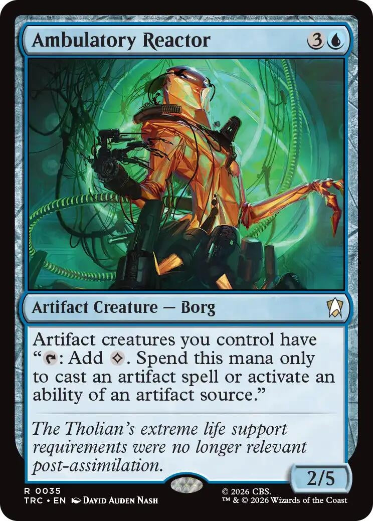 Image for Ambulatory Reactor (Surge Foil) (Commander: Star Trek) (35) (TRC) - Magic: The Gathering