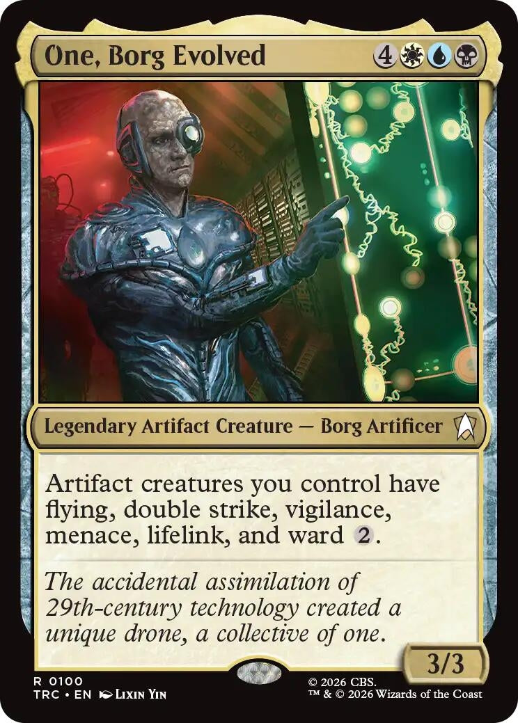 Image for One, Borg Evolved (Commander: Star Trek) (100) (TRC) - Magic: The Gathering