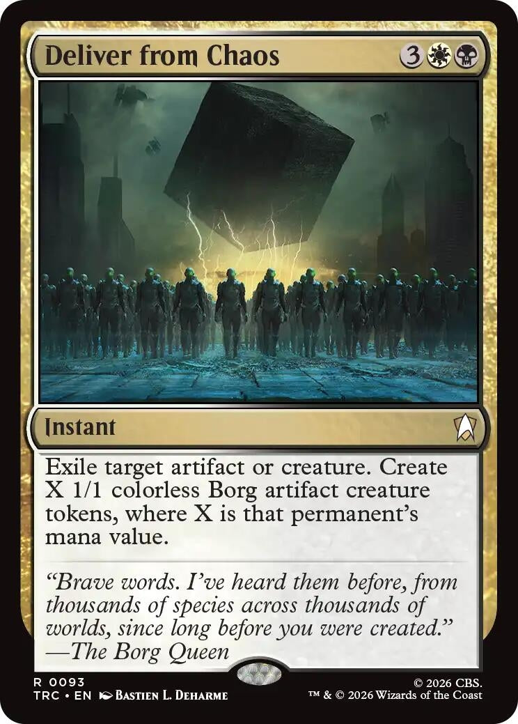 Image for Deliver from Chaos (Surge Foil) (Commander: Star Trek) (93) (TRC) - Magic: The Gathering