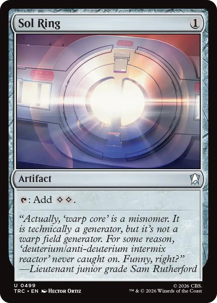 Image for Sol Ring (Commander: Star Trek) (499) (TRC) - Magic: The Gathering