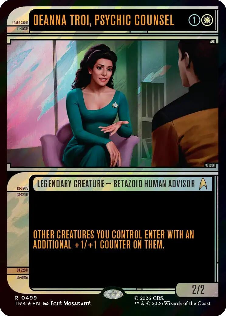 Image for Deanna Troi, Psychic Counsel (Showcase) (Surge Foil) (Star Trek) (499) (TRK) - Magic: The Gathering