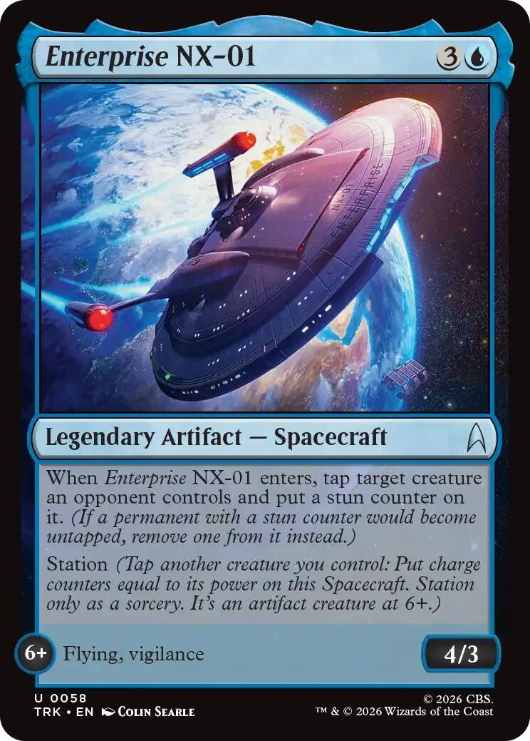 Image for Enterprise NX-01 (Star Trek) (58) (TRK) - Magic: The Gathering