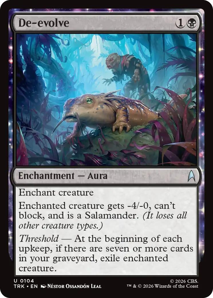 Image for De-evolve (Star Trek) (104) (TRK) - Magic: The Gathering