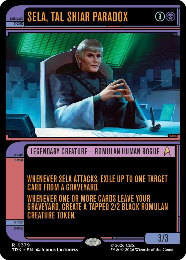 Image for Sela, Tal Shiar Paradox (Showcase) (Star Trek) (379) (TRK) - Magic: The Gathering