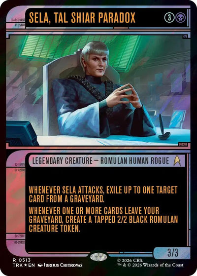 Sela, Tal Shiar Paradox (Showcase) (Surge Foil) (Star Trek) (513) (TRK)