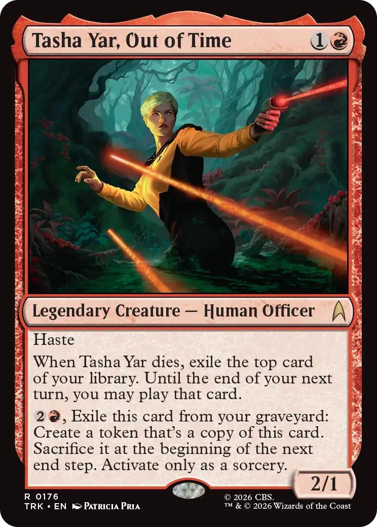 Image for Tasha Yar, Out of Time (Star Trek) (176) (TRK) - Magic: The Gathering