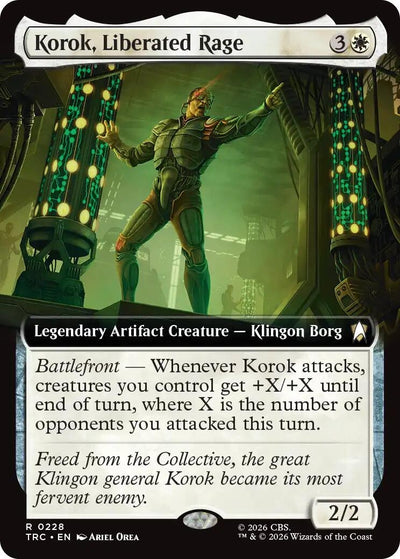 Korok, Liberated Rage (Extended Art) (Commander: Star Trek) (228) (TRC)