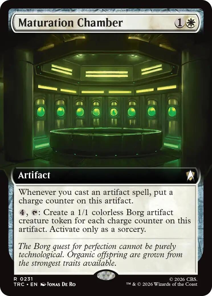 Image for Maturation Chamber (Extended Art) (Commander: Star Trek) (231) (TRC) - Magic: The Gathering