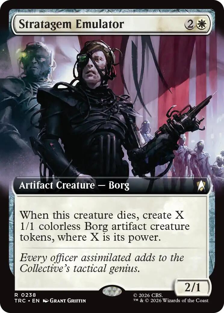 Image for Stratagem Emulator (Extended Art) (Commander: Star Trek) (238) (TRC) - Magic: The Gathering