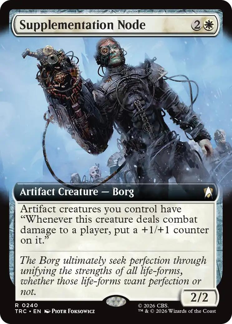 Image for Supplementation Node (Extended Art) (Commander: Star Trek) (240) (TRC) - Magic: The Gathering