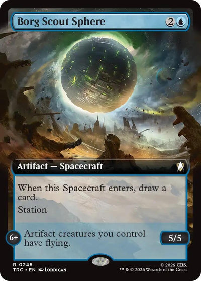 Borg Scout Sphere (Extended Art) (Commander: Star Trek) (248) (TRC)