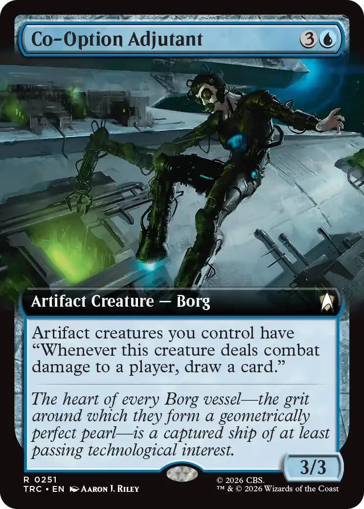 Image for Co-Option Adjutant (Extended Art) (Commander: Star Trek) (251) (TRC) - Magic: The Gathering
