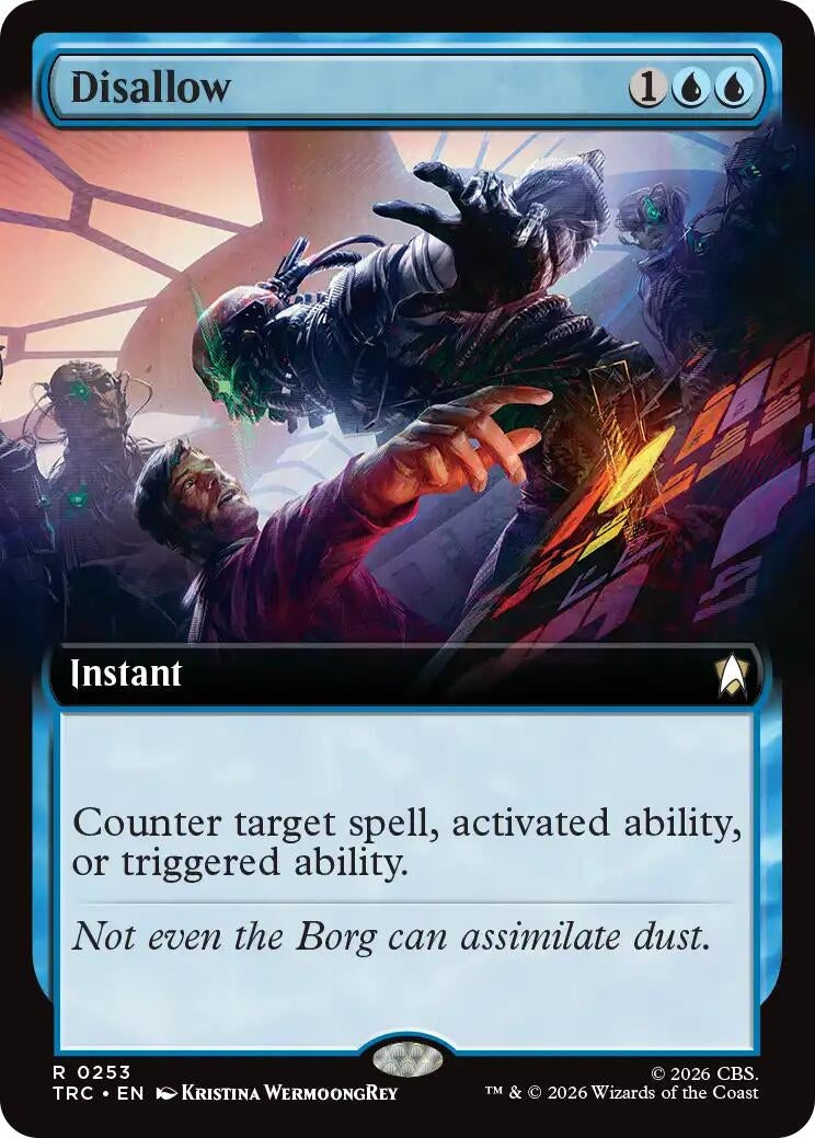 Image for Disallow (Extended Art) (Commander: Star Trek) (253) (TRC) - Magic: The Gathering
