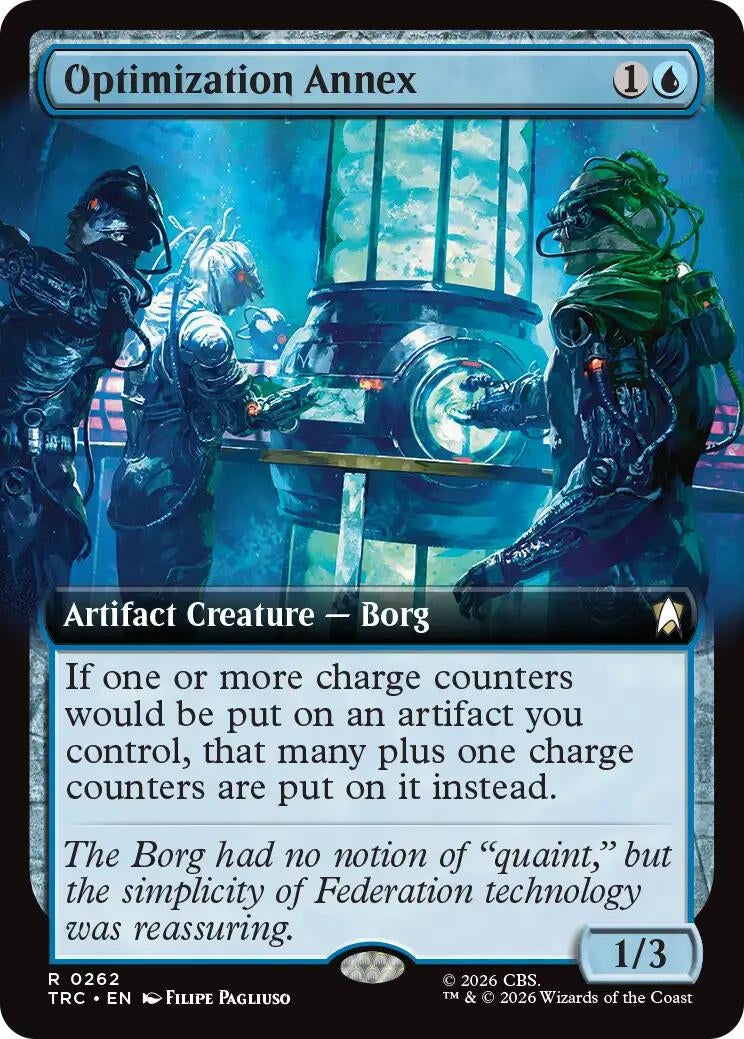 Image for Optimization Annex (Extended Art) (Commander: Star Trek) (262) (TRC) - Magic: The Gathering