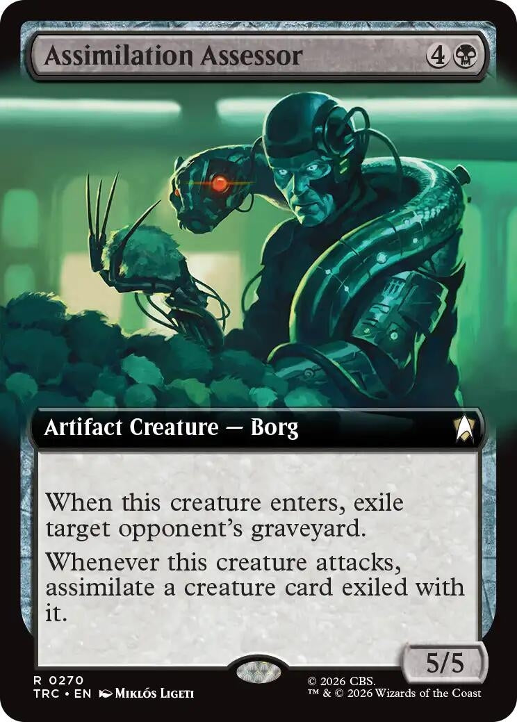 Image for Assimilation Assessor (Extended Art) (Commander: Star Trek) (270) (TRC) - Magic: The Gathering