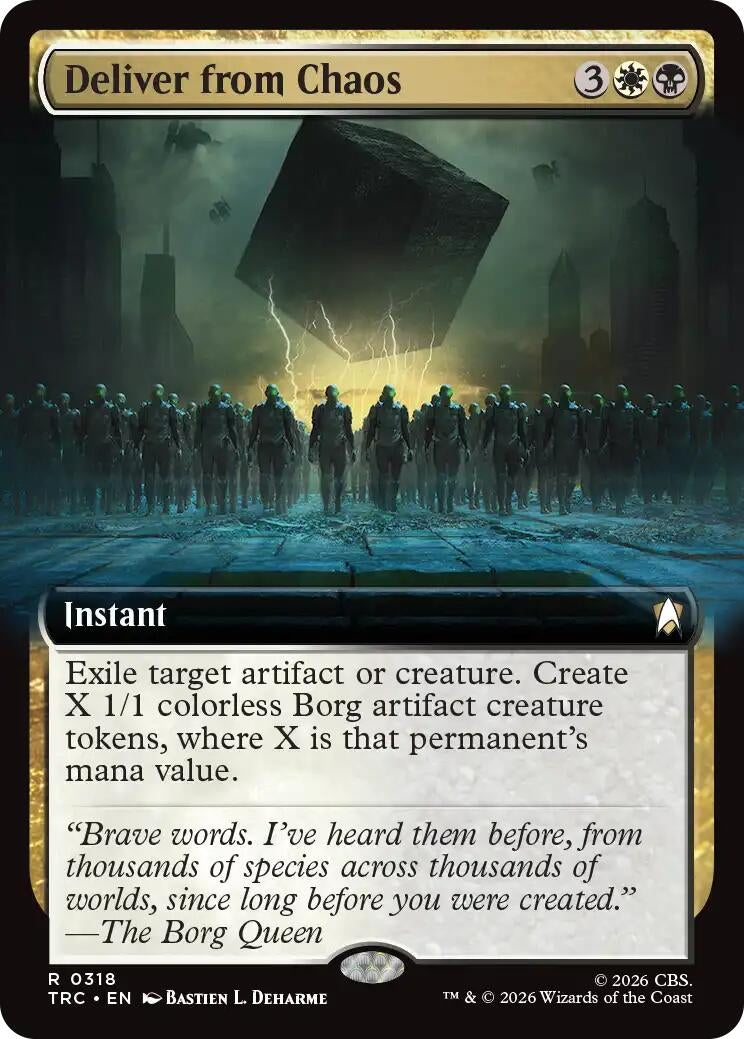 Image for Deliver from Chaos (Extended Art) (Commander: Star Trek) (318) (TRC) - Magic: The Gathering