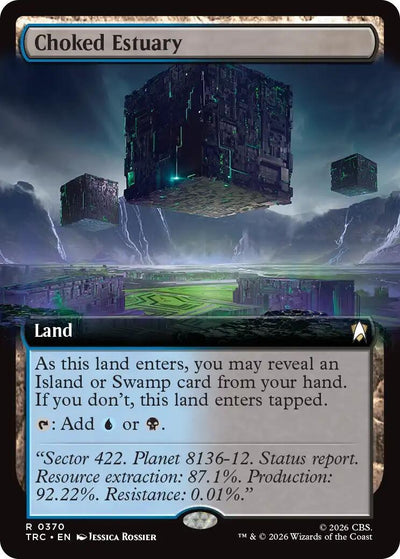 Choked Estuary (Extended Art) (Commander: Star Trek) (370) (TRC)