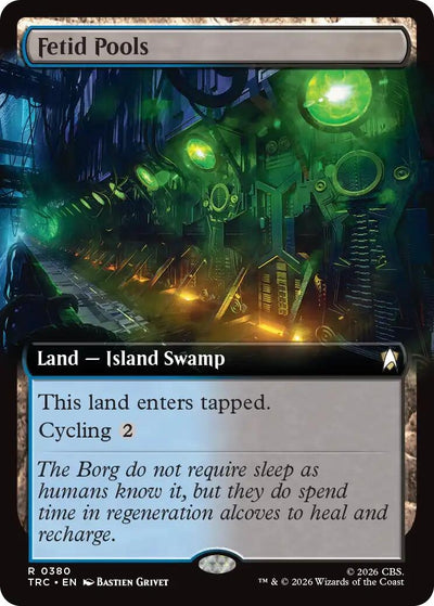 Fetid Pools (Extended Art) (Commander: Star Trek) (380) (TRC)