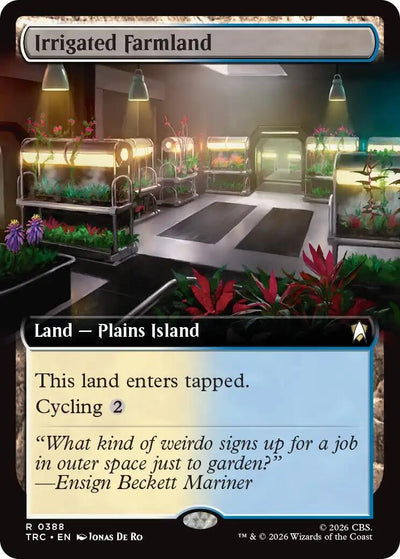 Irrigated Farmland (Extended Art) (Commander: Star Trek) (388) (TRC)